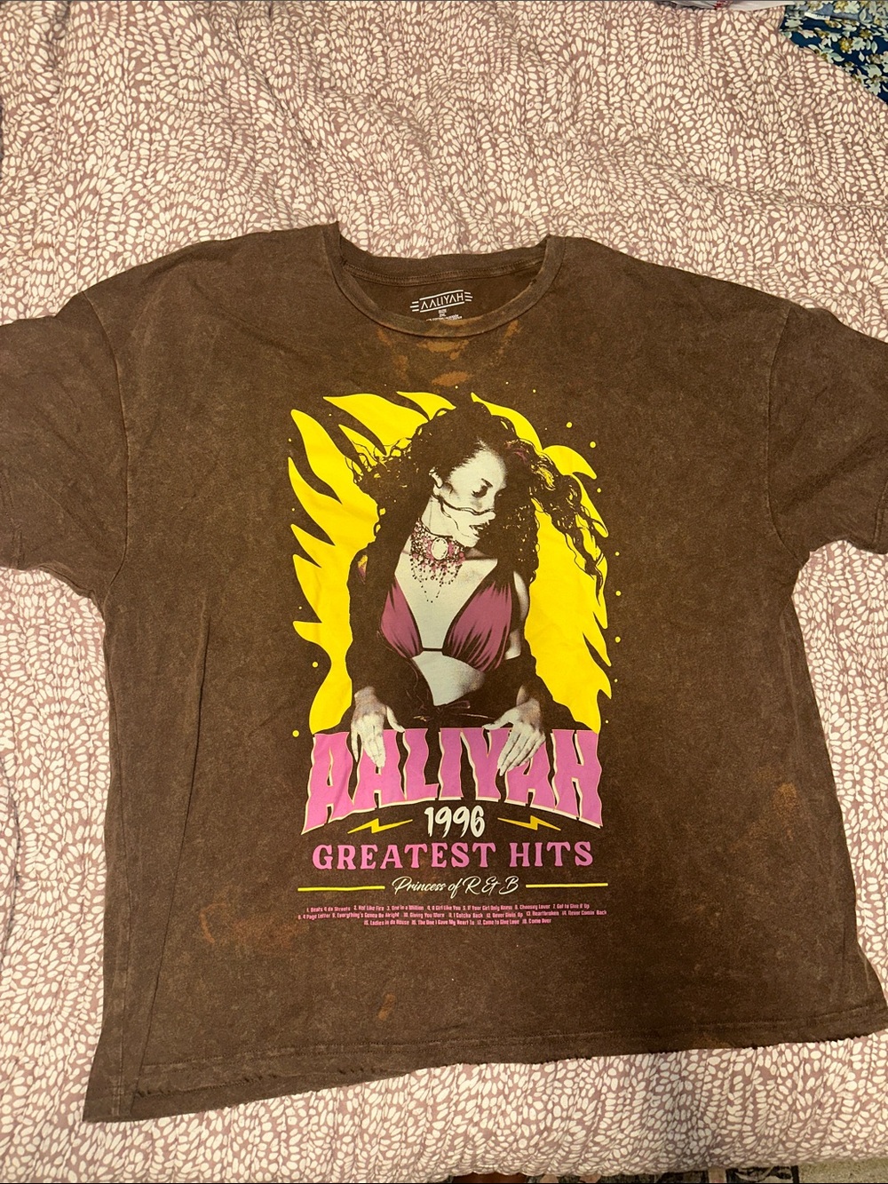1996 Greatest Hits Brown Graphic Women’s Tee